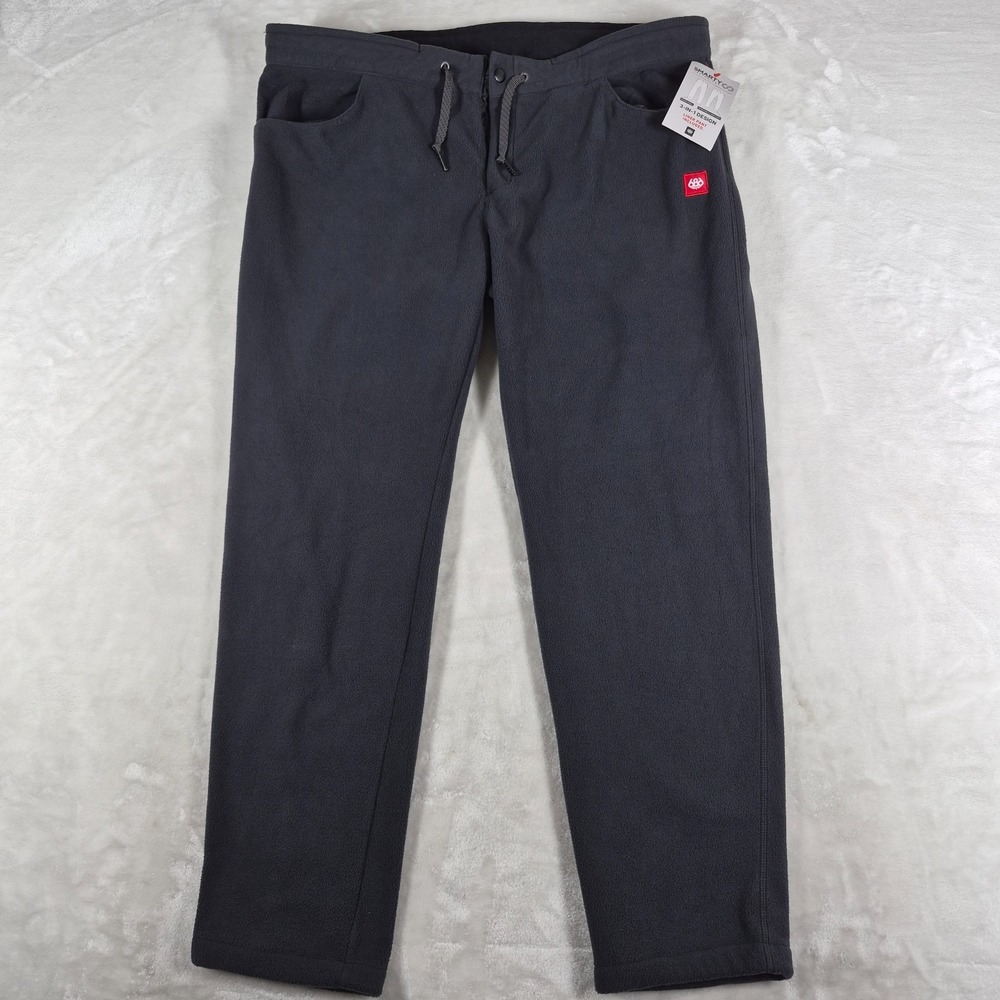 686 Smarty Fleece Pants Men's Large Black Snowboard Ski Comfort LINER ONLY NWT